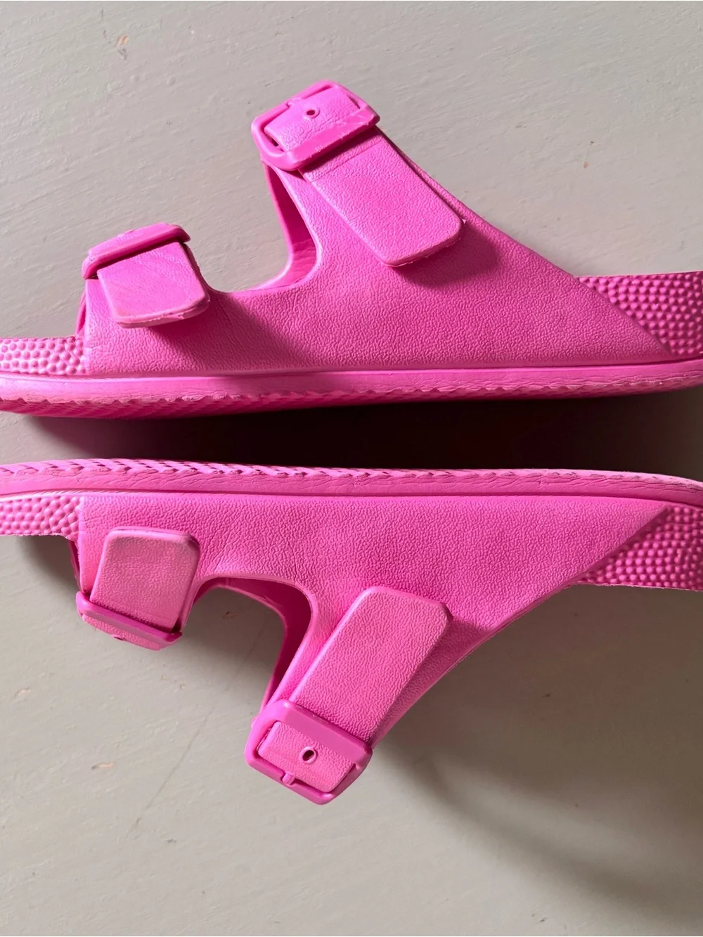GAP Kids Standout Pink Double Buckle Slides EVA Sandals
